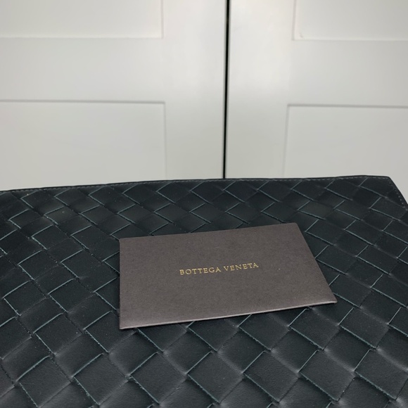 Bottega Veneta Intrecciato Leather Black Document CaseCondition: Brand new, neve - Picture 7 of 16
